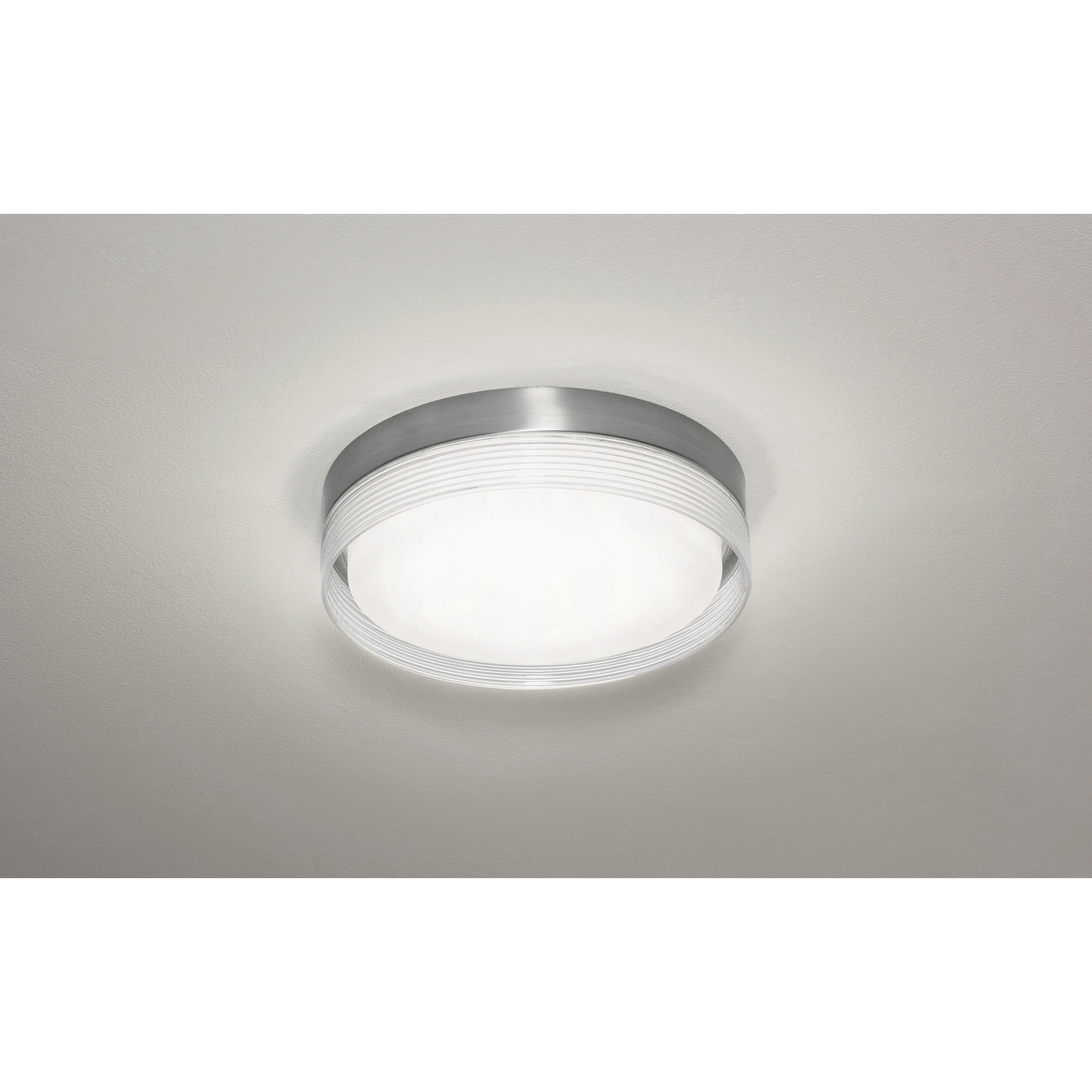 Tribeca LED Satin Nickel Flush Mount Ceiling Light