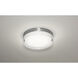 Tribeca LED Satin Nickel Flush Mount Ceiling Light