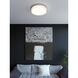 Tribeca LED 12 inch Satin Nickel Flushmount Ceiling Light