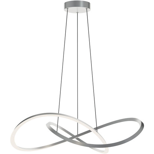 Celeste LED 31.5 inch Satin Nickel Pendant Ceiling Light