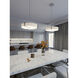 Apex 3 Light 21 inch Satin Nickel Pendant Ceiling Light