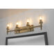 Huntington 4 Light 30 inch Light Antique Brass Vanity Light Wall Light