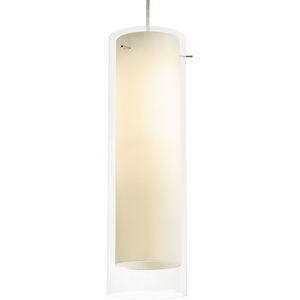 View LED 5 inch Satin Nickel Pendant Ceiling Light