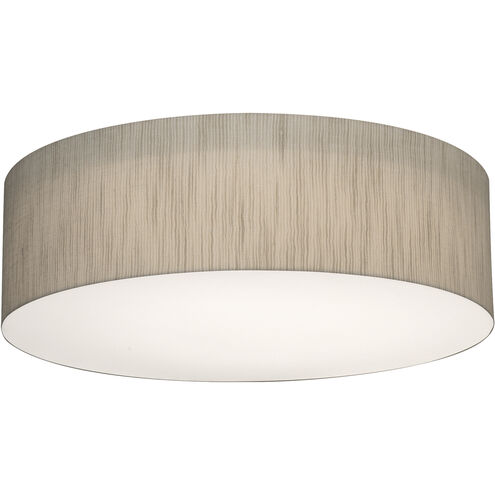 Anton 3 Light 15 inch Jute Flush Mount Ceiling Light