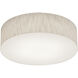Anton 1 Light 12 inch Jute Flush Mount Ceiling Light