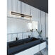 Cass LED 24 inch Black Bath Vanity Wall Light