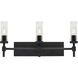 Huntington 3 Light 24 inch Black Vanity Light Wall Light