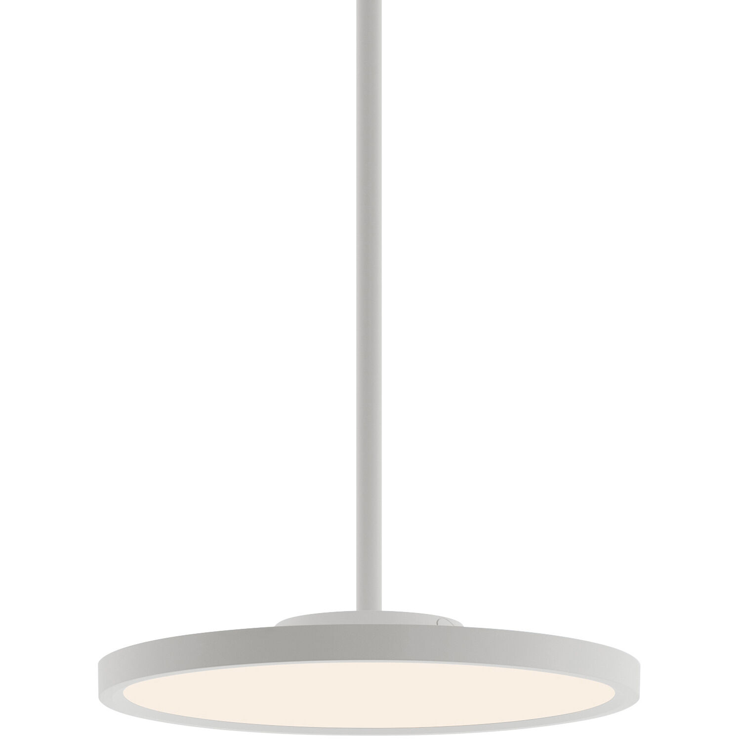 Edge Round LED 16 inch Satin Nickel Pendant Ceiling Light