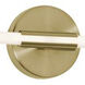 Rusnak 1 Light 48 inch Satin Brass Vanity Light Wall Light