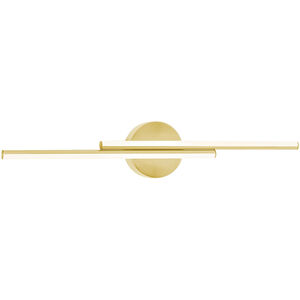 Ella LED 24.25 inch Satin Brass Vanity Light Wall Light