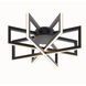 Cass LED 17 inch Black Flush Mount Ceiling Light