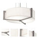 Apex 1 Light 21.25 inch Weathered Grey Pendant Ceiling Light in Linen White