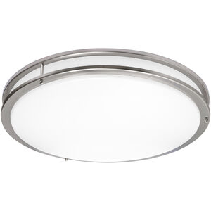 Carlisle LED 24 inch Satin Nickel Flush Mount Ceiling Light