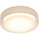 Sanibel 1 Light 16 inch White Flush Mount Ceiling Light