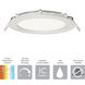 Tuck LED 8.75 inch White Flush Mount Ceiling Light