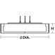 Apex 1 Light 14 inch Espresso Pendant Ceiling Light