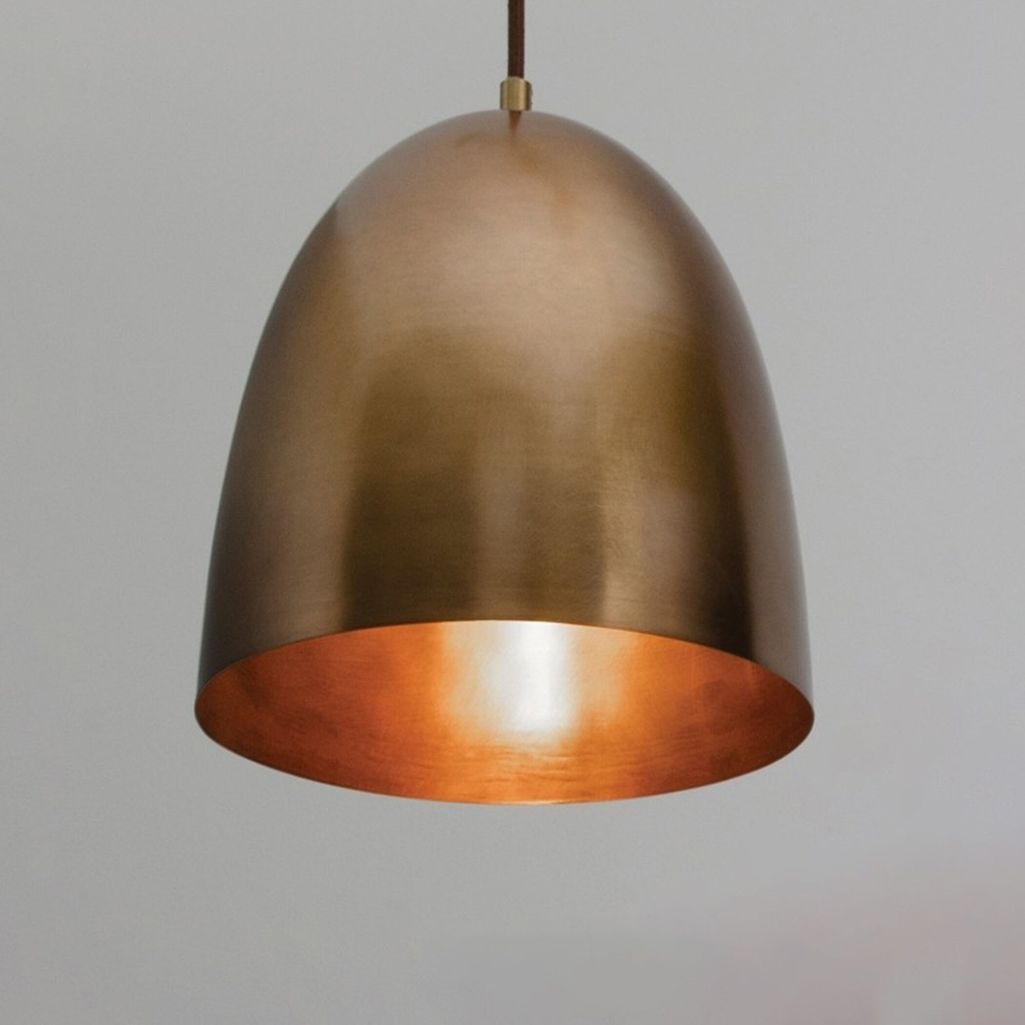 Brooklyn 1 Light 9.5 inch Antique Brass Pendant Ceiling Light
