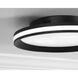 Sona LED 16 inch Black Flush Mount Ceiling Light