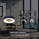 Hazel 1 Light 14 inch Black Flush Mount Ceiling Light
