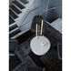 Rosemont LED 8.25 inch Satin Brass Pendant Ceiling Light