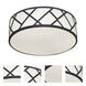 Haven LED 16.75 inch Black Flushmount Ceiling Light