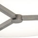 Apex 2 Light 14.25 inch Weathered Grey Flush Mount Ceiling Light in Linen White