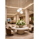 Cleo 3 Light 20 inch White Multi Pendant Ceiling Light