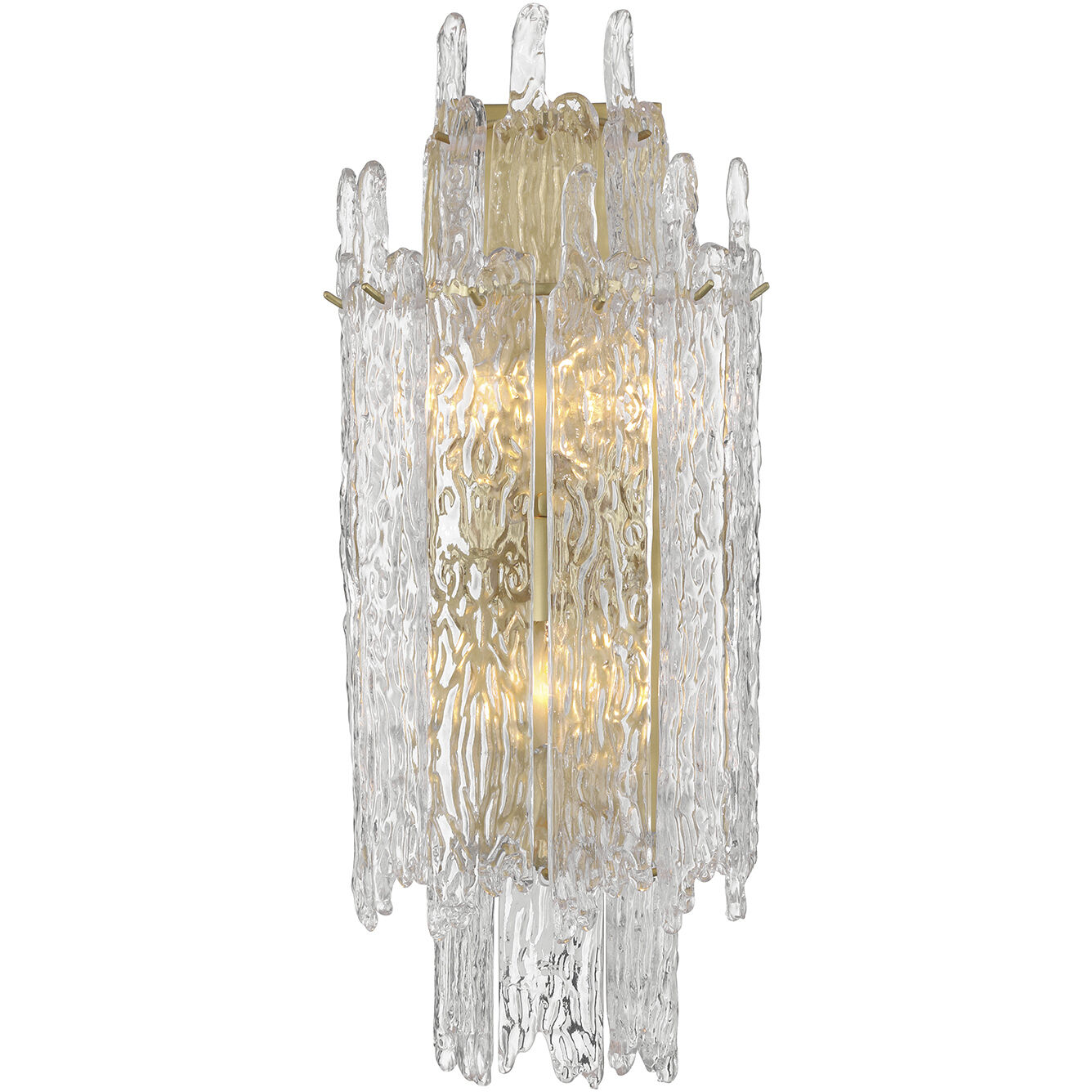 Ackerly Bath Sconce Wall Light in Aged Brass