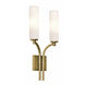 Ellington 2 Light 10 inch Light Antique Brass Wall Sconce Wall Light