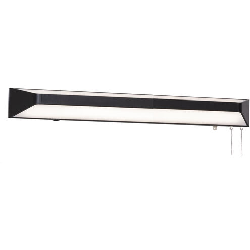 Cory LED 36 inch Black Overbed Wall Light