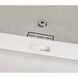 Lugano LED 24 inch White Linear Flush Mount Ceiling Light