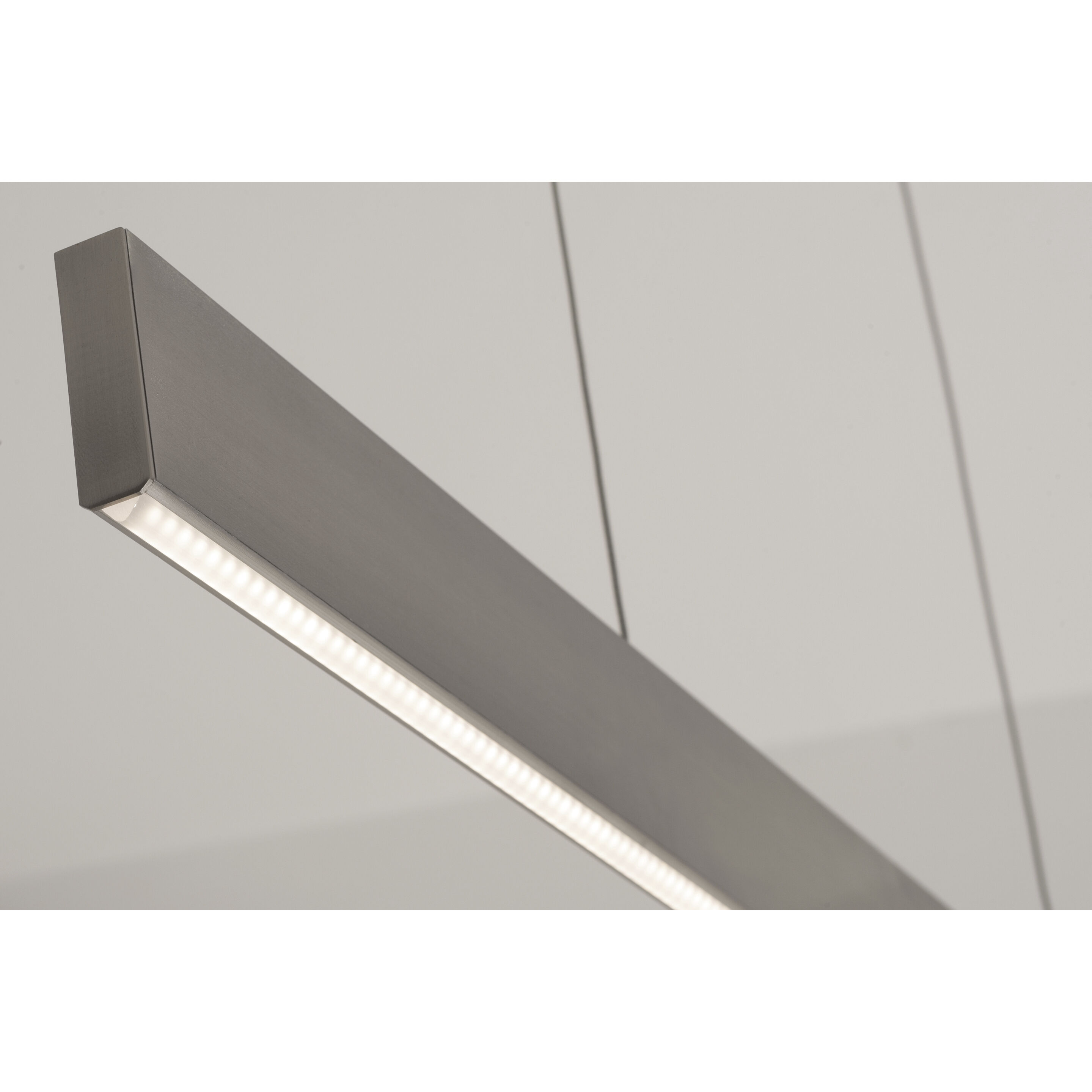 Stealth LED 0.63 inch Satin Nickel Linear Pendant Ceiling Light