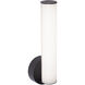 Leia LED 4 inch Black ADA Sconce Wall Light