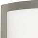 Plaza 2 Light 10 inch Brushed Nickel ADA Wall Sconce Wall Light