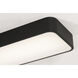 Bailey LED 8 inch Black Linear Flush Mount Ceiling Light