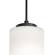 Leo 4 Light 5 inch Black Linear Pendant Ceiling Light