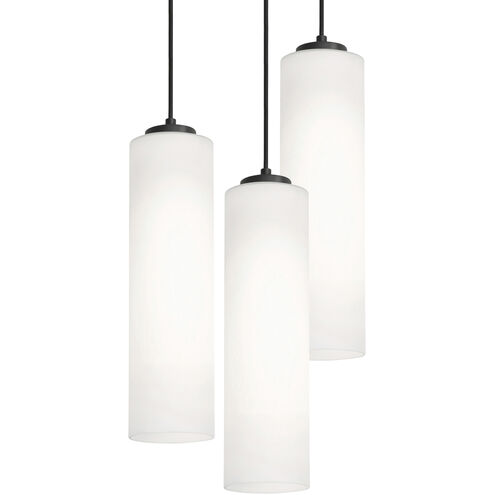 Leo 3 Light 18 inch Black Multi-light Pendant Ceiling Light