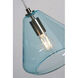 Armitage 1 Light 10 inch Silver Pendant Ceiling Light in Aqua