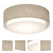 Sanibel 2 Light 16 inch Jute Flush Mount Ceiling Light