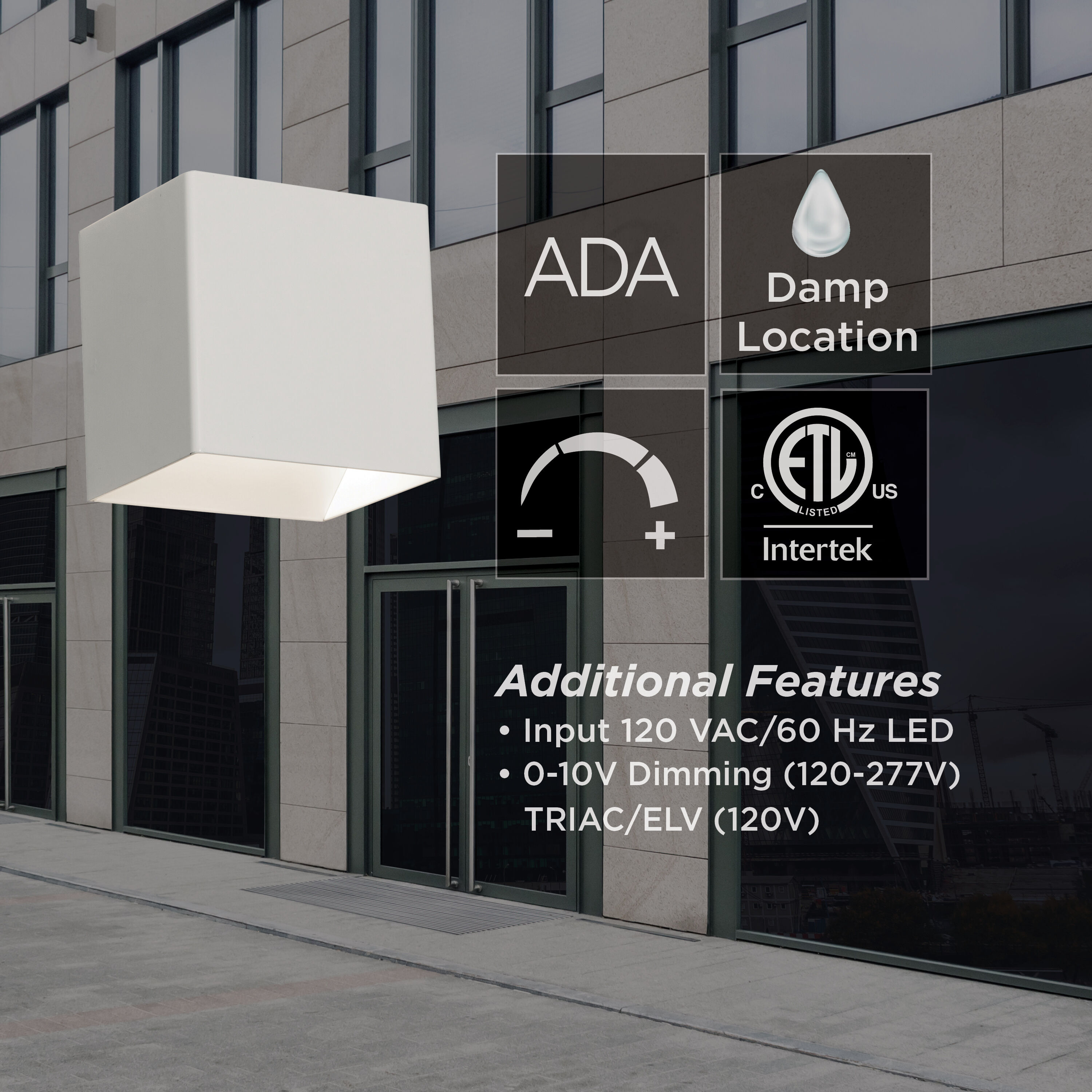 Zoe Sconce Wall Light in White