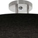 Montclair 4 Light 30 inch Satin Nickel Semi-Flush Mount Ceiling Light in Incandescent, Black