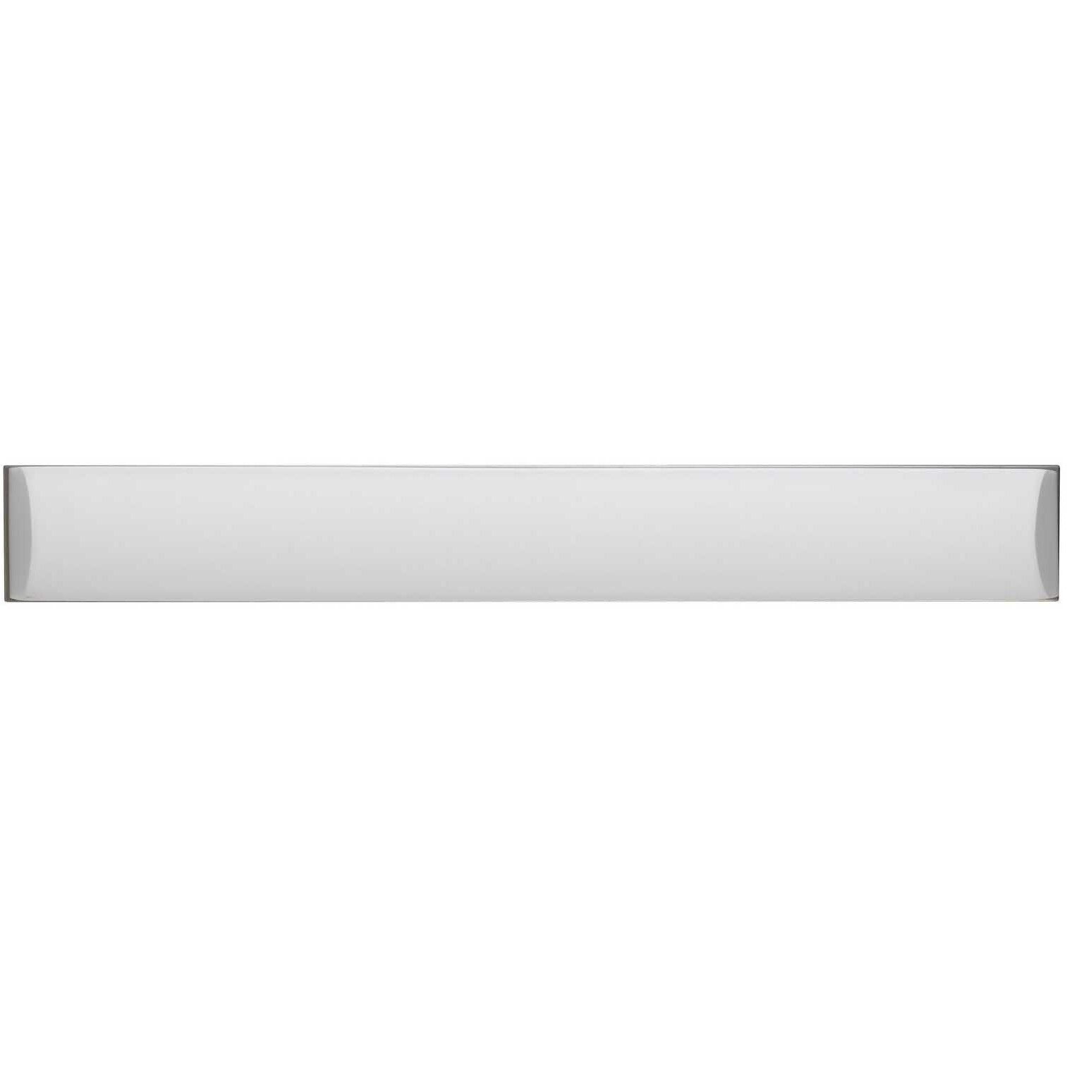 Signature 1 Light 36 inch Brushed Steel Vanity Light Wall Light, Large