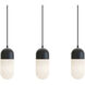 Irvine Linear Pendant Ceiling Light in Black