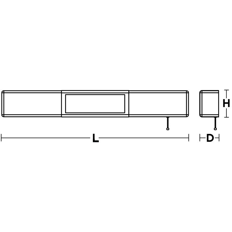 Holly LED Satin Nickel ADA Wall Light
