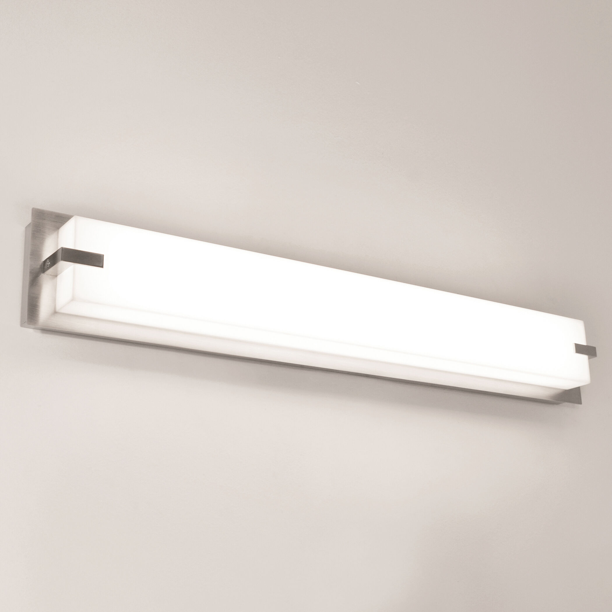 Sinclair 1 Light 27 inch Satin Nickel Bath Vanity Wall Light