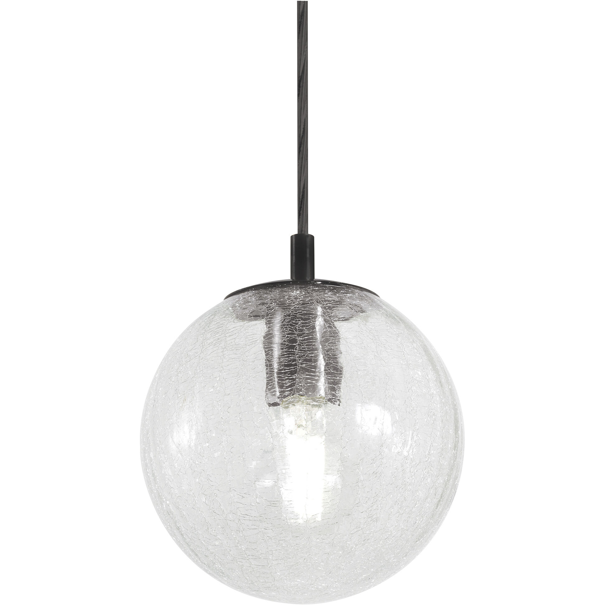 Palla 1 Light 7 inch Black Pendant Ceiling Light