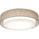 Sanibel 3 Light 23 inch Jute Flush Mount Ceiling Light