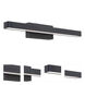 Brock LED 18 inch Black Vanity Light Wall Light