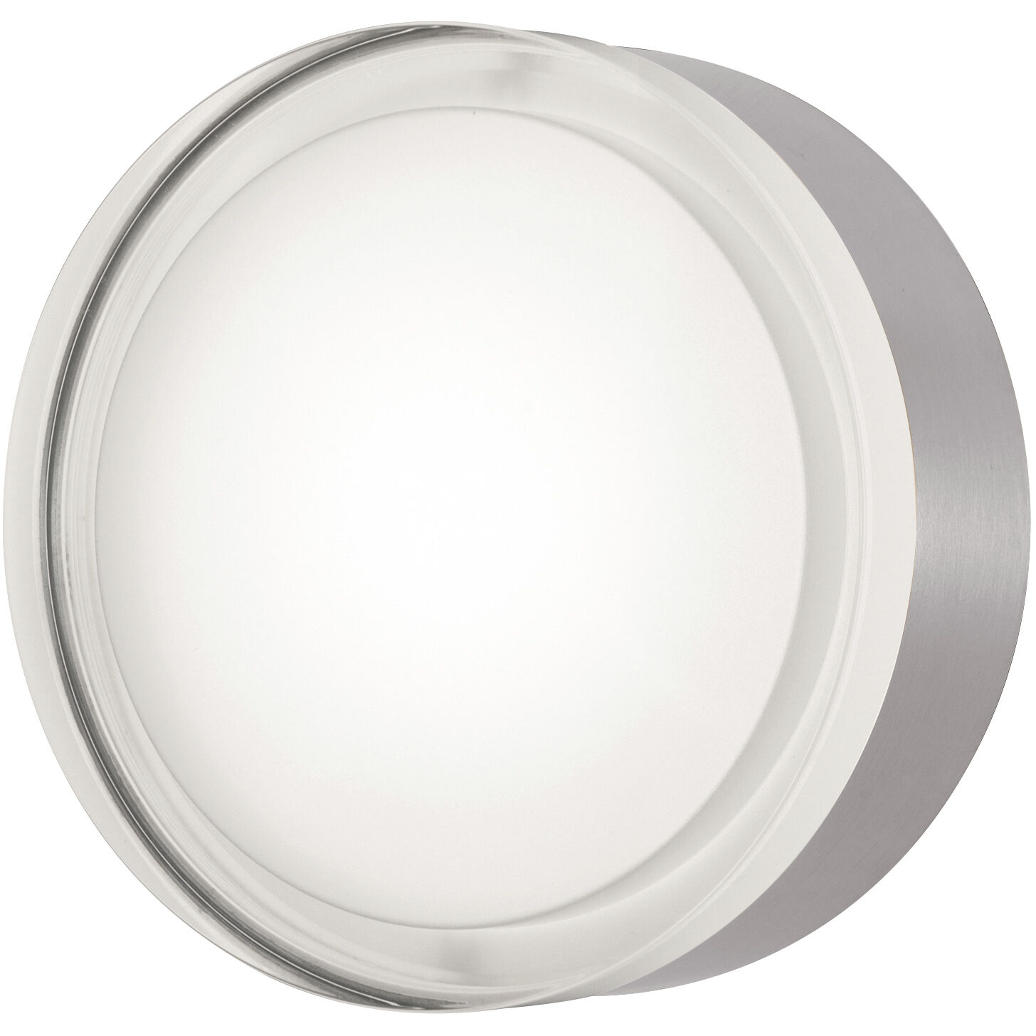 Emma LED 6 inch Satin Nickel Flush Mount Ceiling Light