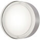 Emma LED 6 inch Satin Nickel Flush Mount Ceiling Light